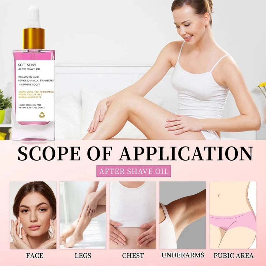 Soft Serve After Shave Oil - Deep Hydration & Razor Bump Repair